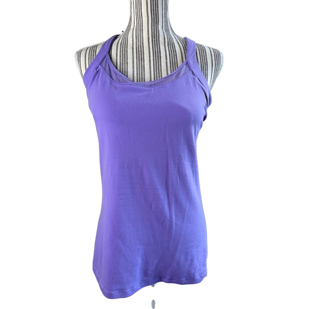 Lululemon Rally Your Heart Tank Top Enchanted Iris Dark Purple Womens Size 10